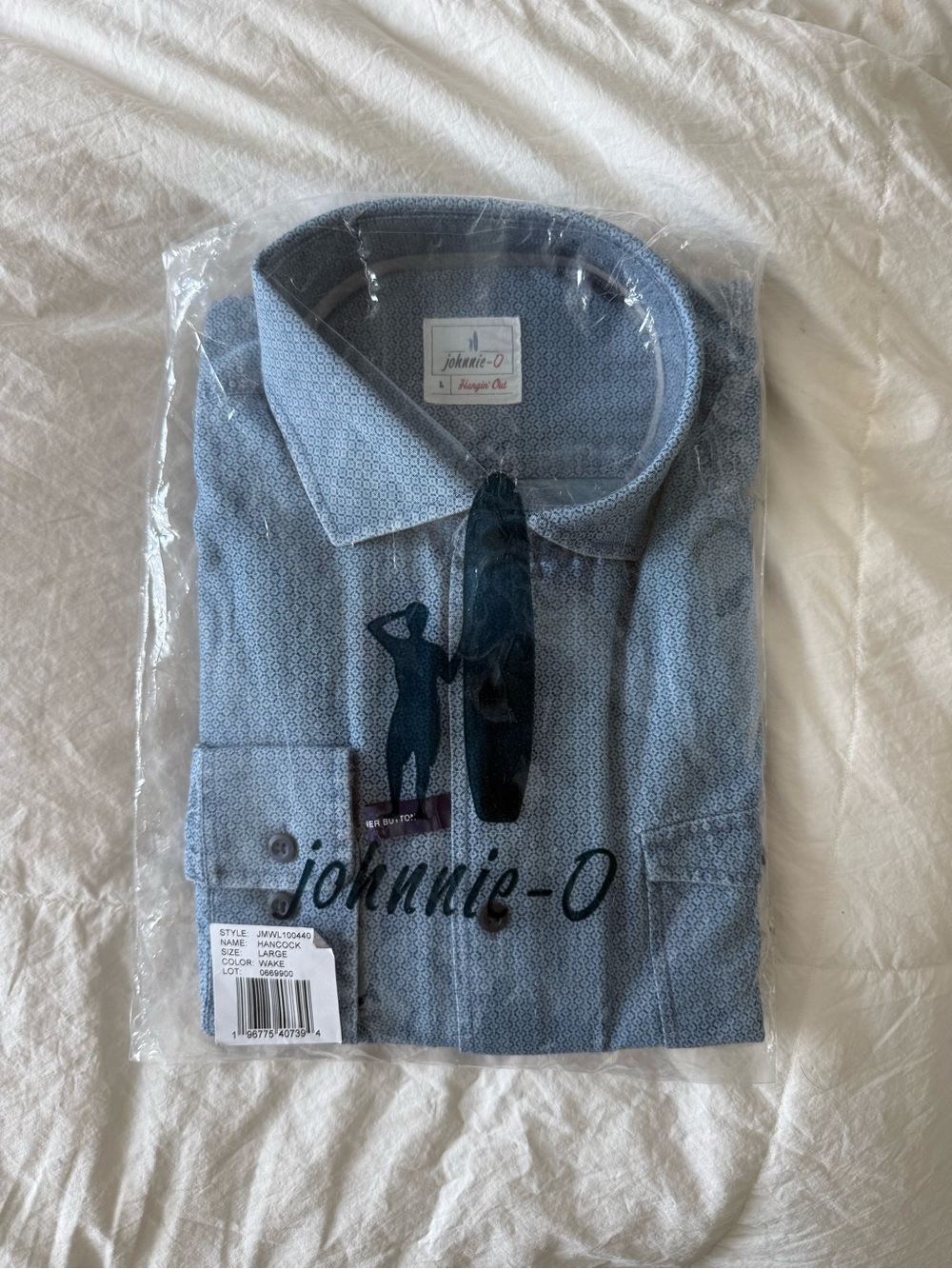NWT JohnnieO Hancock Hangin Out Button Down Shirt Size Large